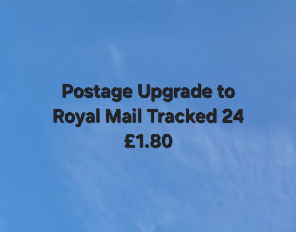 Postage Upgrade to Royal Mail Tracked 24