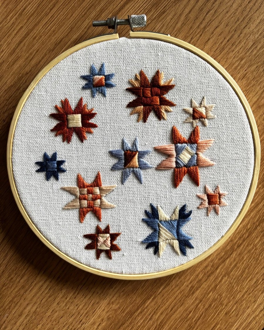 Quilt Square Scatter Embroidery