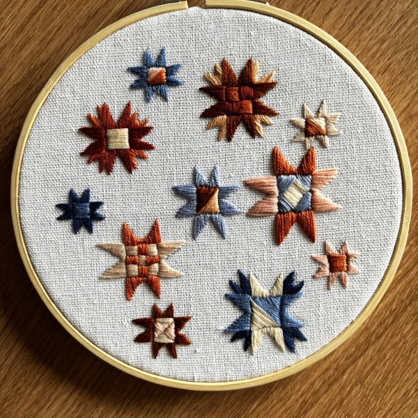Quilt Square Scatter Embroidery