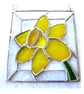Daffodil Stained Glass Framed Suncatcher Spring Flower