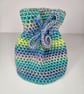 Hand Crocheted Dog Treat Bag