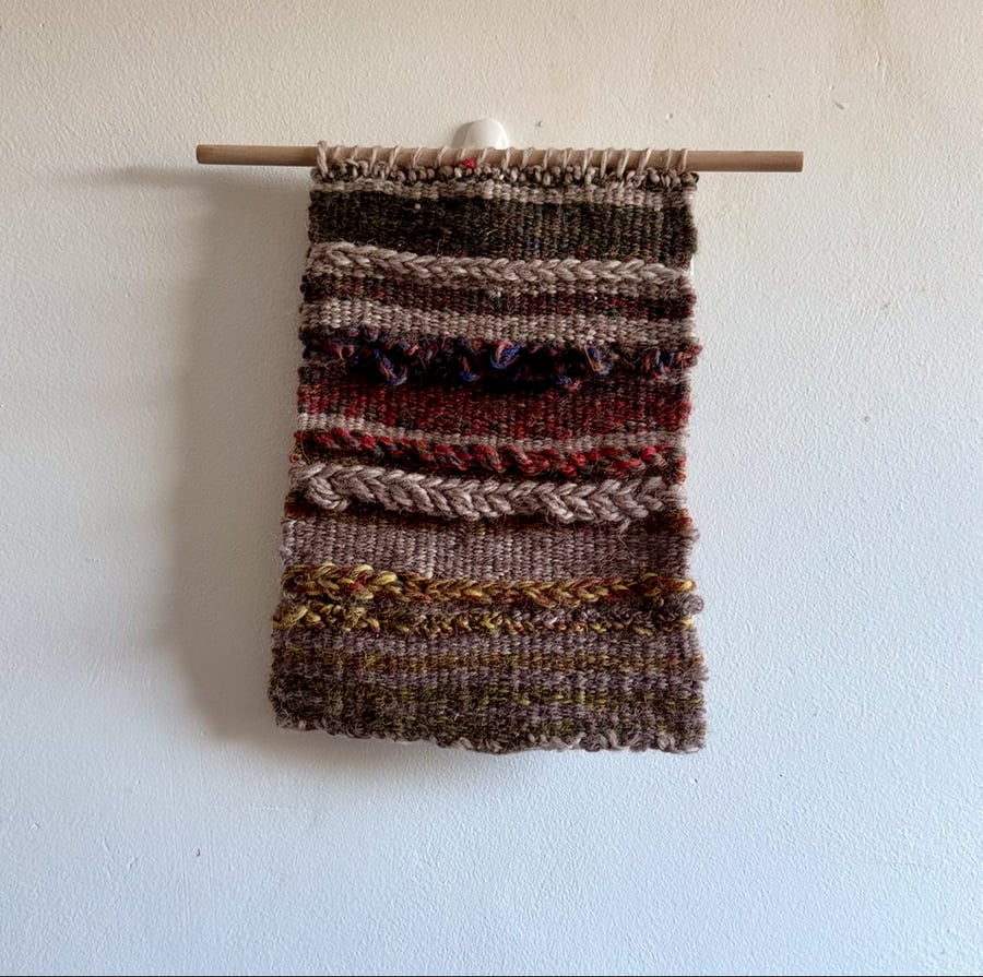 Up the Garden Path Woven Wall Hanging