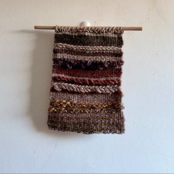 Up the Garden Path Woven Wall Hanging