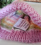 Designer Baby Merino Wool Booties & Hat Gift Set 0-3 months size - Image 7
