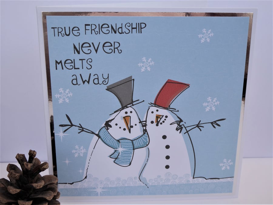 C3587 - Christmas Card - True friendship...