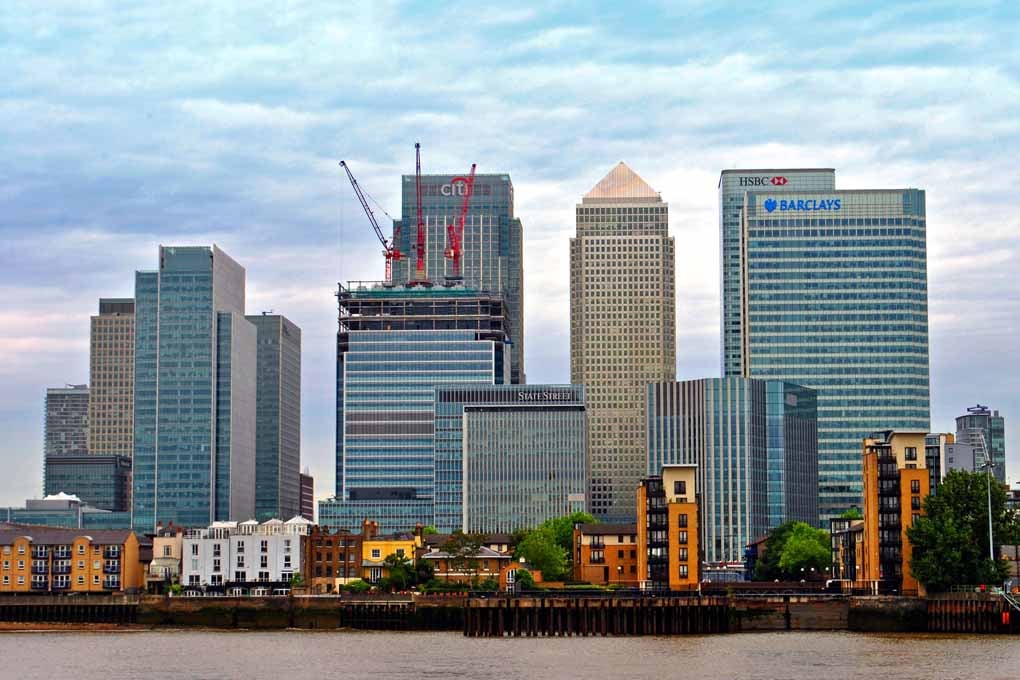 Canary Wharf London Docklands England UK Photograph Print