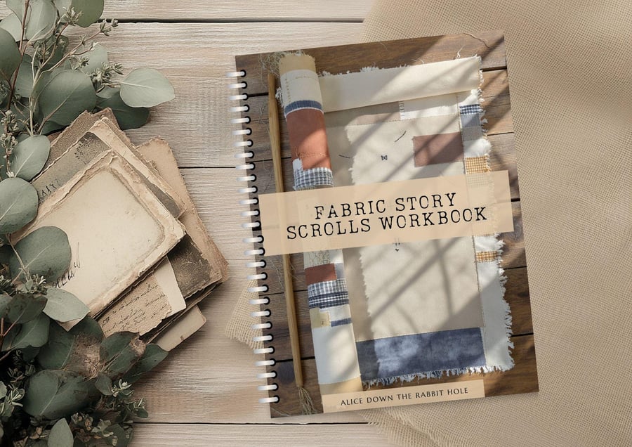 Fabric Story Scrolls Slow Stitching Workbook (PDF)