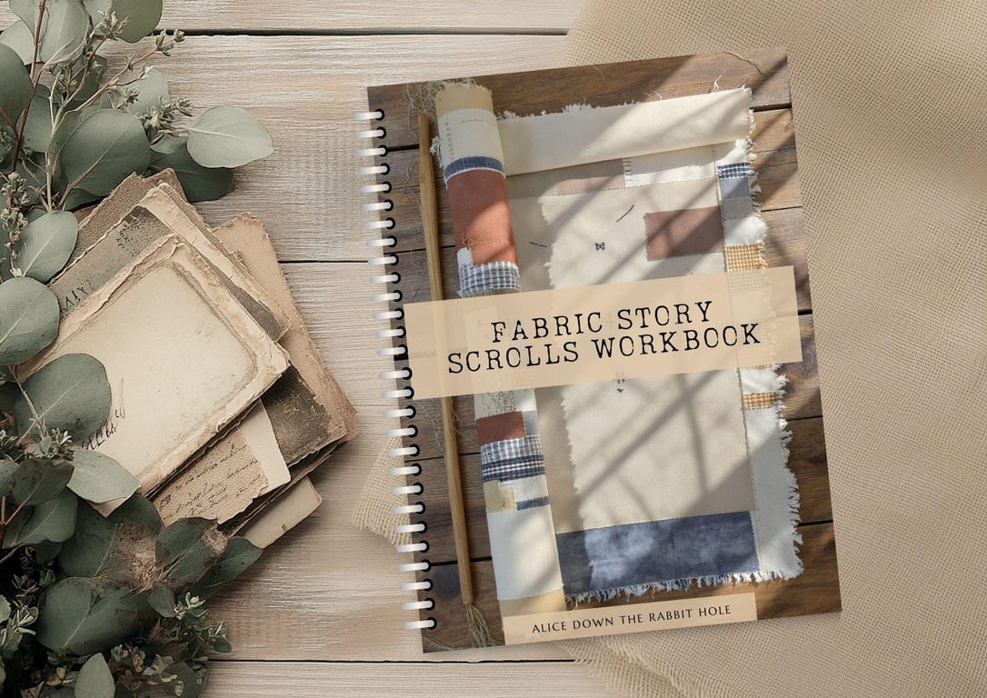 Fabric Story Scrolls Slow Stitching Workbook
