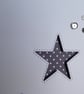 Navy Blue and White Polka Dot Star Aperture Birthday Card - Image 3