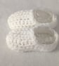 White baby shoes newborn - Image 2