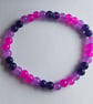 Bi Pride Bead Bracelet