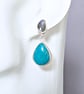 Labradorite and Turquoise Statement Earrings - Image 6