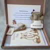 Letterbox gift, Sending Bear Hugs, Teddy Bear Gift Set, Bear Hug Postal box 