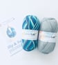 Knitting kit for Infinity Scarf, Designer pattern, British wool - Image 5