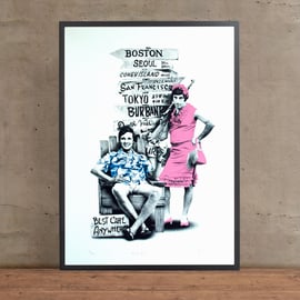 M.A.S.H Hand Pulled Limited Edition Screen Print