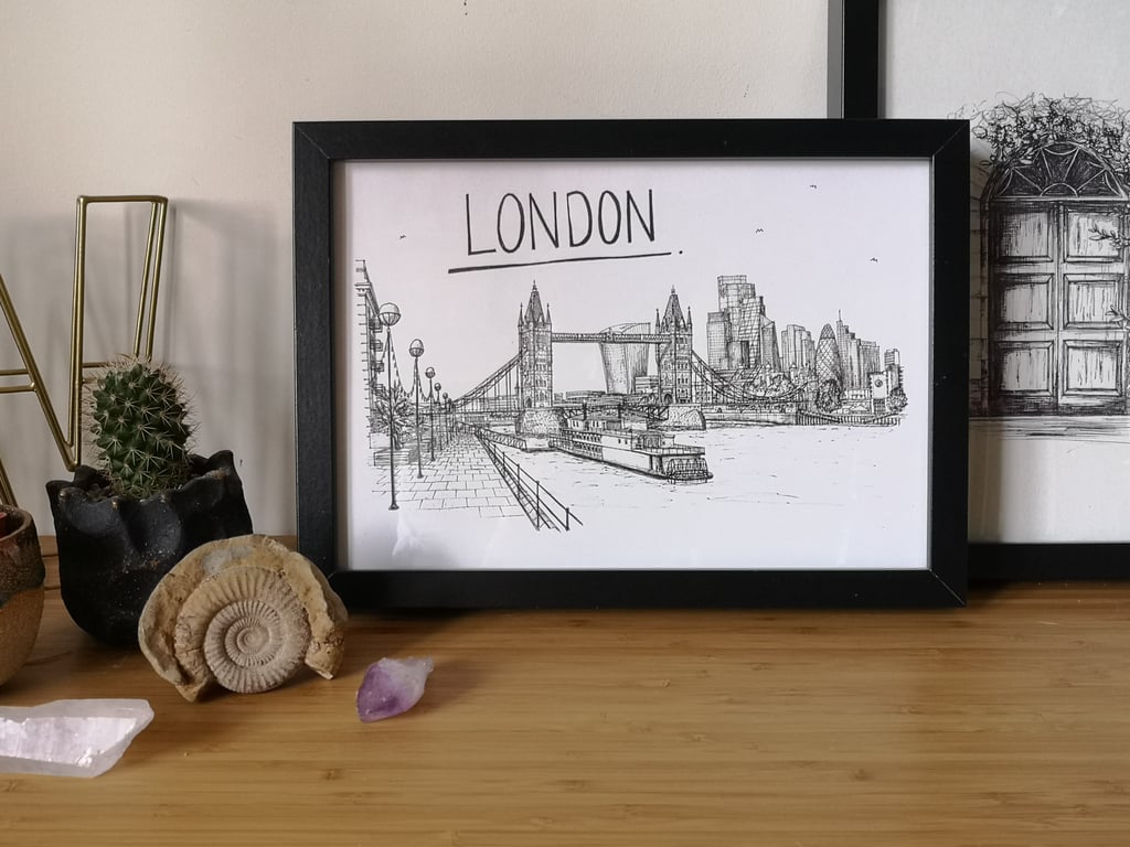 London Skyline Art Print