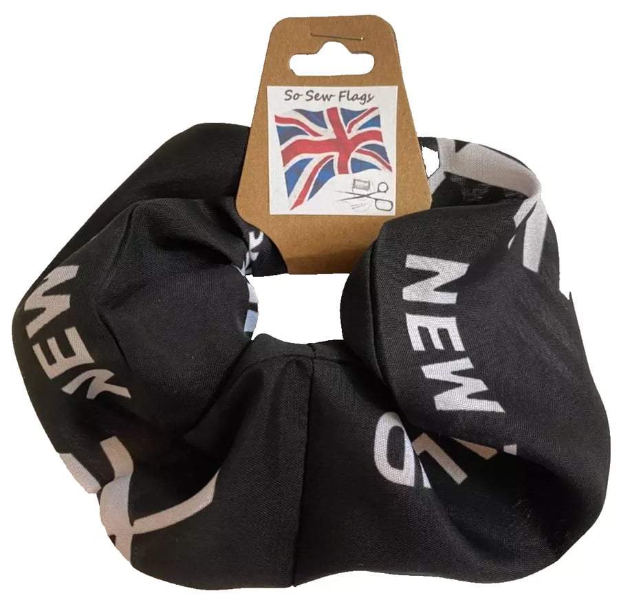 New Zealand Fern Flag Hair Scrunchie Scrunchies Accessory Ties Elastic