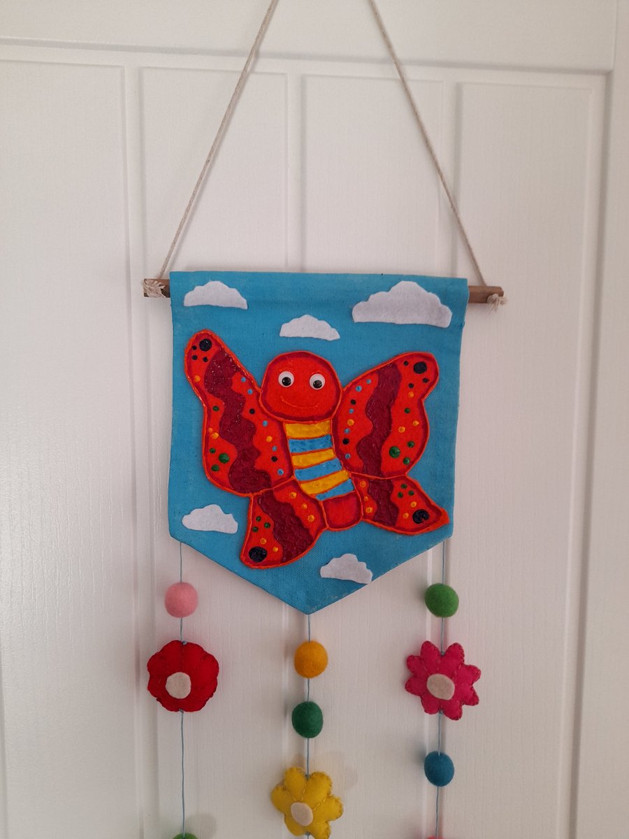 Butterfly wall hanging
