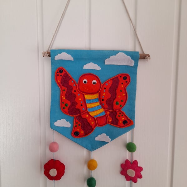 Butterfly wall hanging