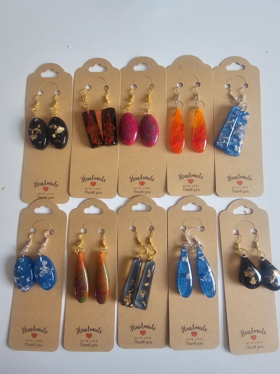 Epoxy Resin earrings
