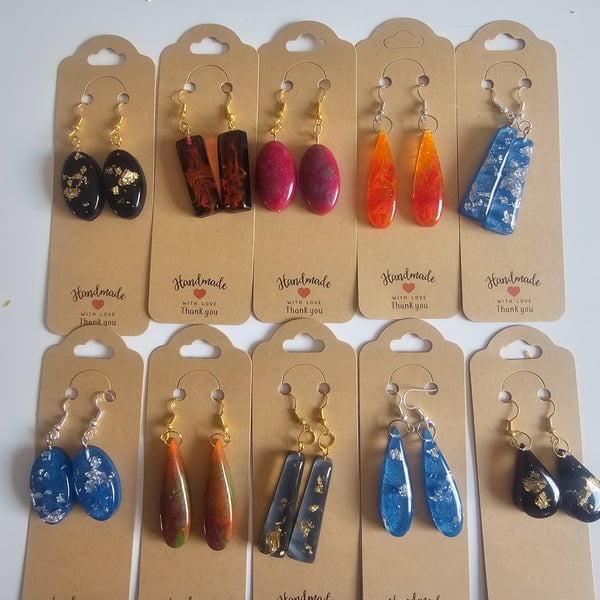 Epoxy Resin earrings
