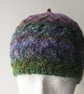 Hat, Cap, Beanie or Toque, Knitted, Handspun, British Wool, Multicolour - Image 3