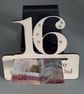 Personalised Birthday Money Holder – Wooden Milestone Birthday Cash Gift