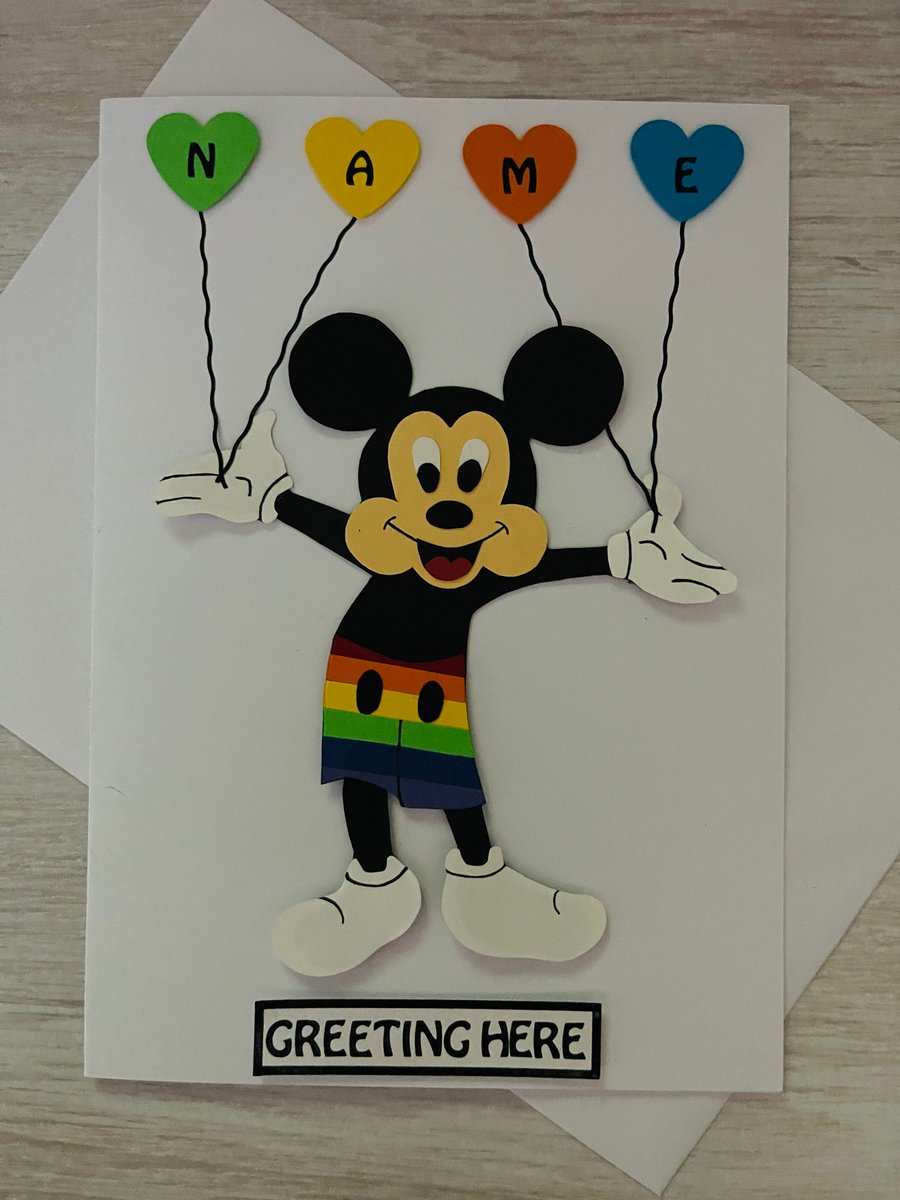Pride Mouse Greeting Card 