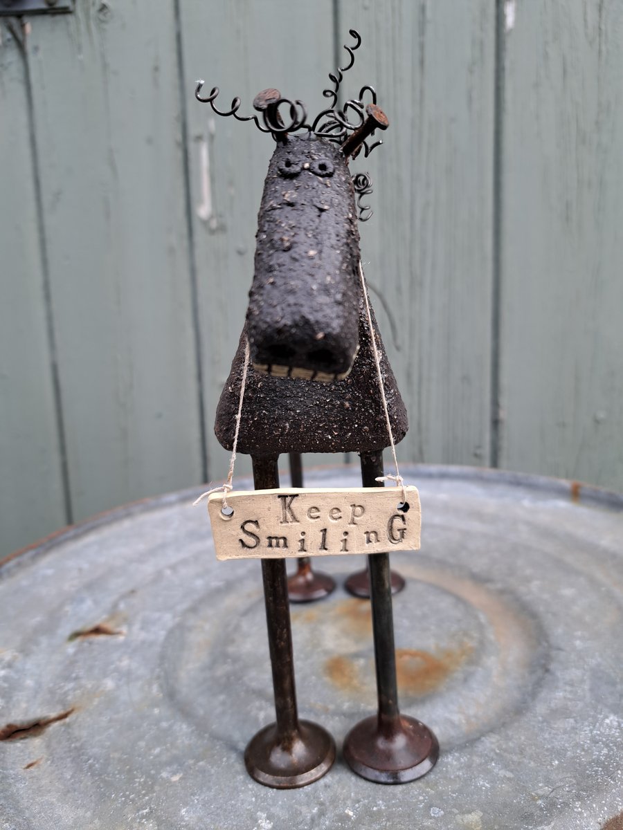 Primitive Folk Art- style Horse