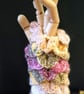Crochet fingerless wrist warmers 