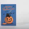 Happy Halloween Card - Cat in a Pumpkin