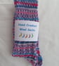 Hand-cranked Knitted Ribbed Wool Socks Size 4 to 5 - Image 5