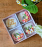 Handmade Personalised Floral Biscuit Gift Box, Hand Iced Cookies 