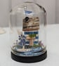 Perfectly Imperfect Harbour House - Miniature Glass Cloche Diorama Home Decor 