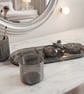 7-Piece Smokey Glitter Resin Vanity Set - Image 3