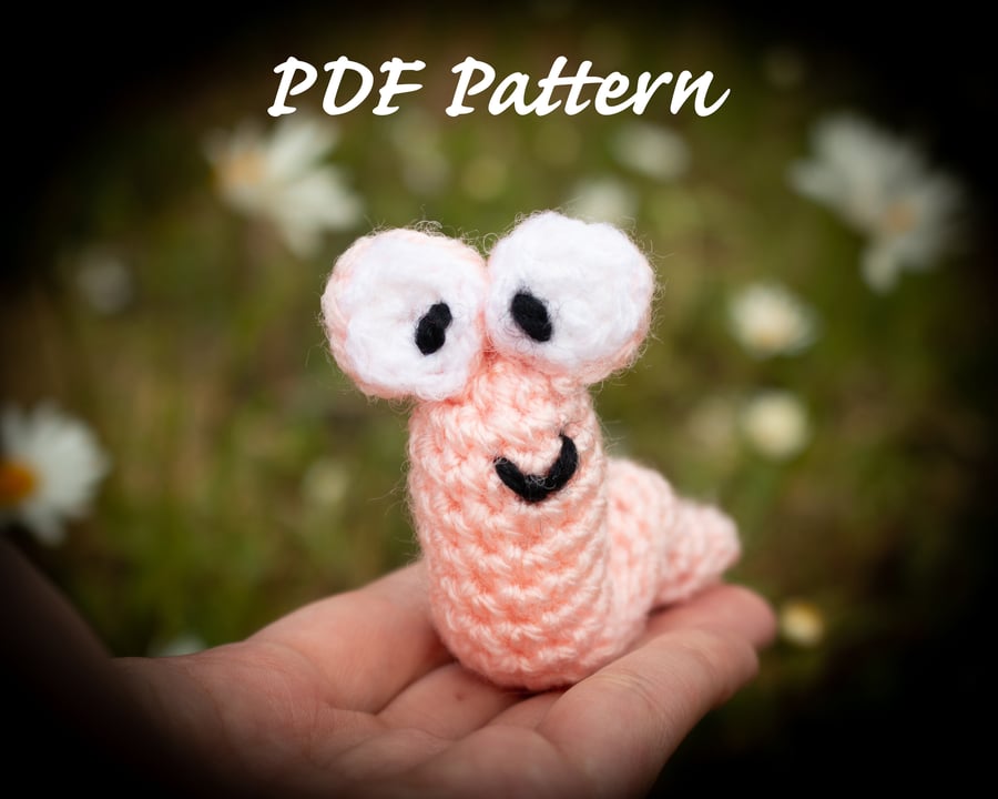 Worm Crochet Pattern PDF