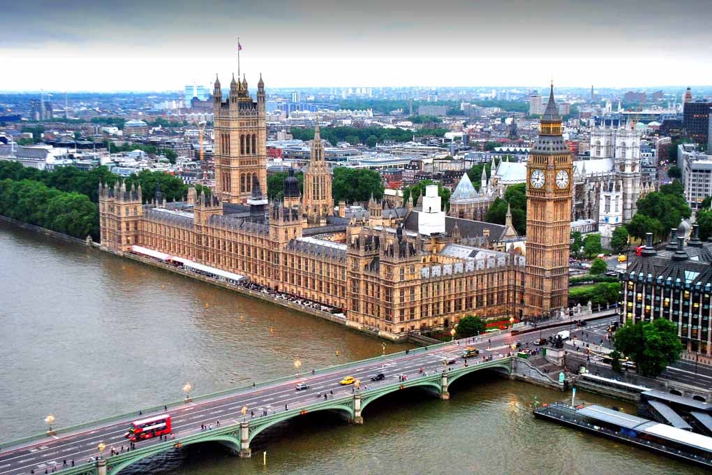 Houses of Parliament Big Ben Westminster Bridge London Photograph Print