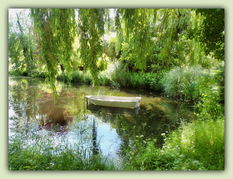Water Gardens Norfolk Greeting Card A5 