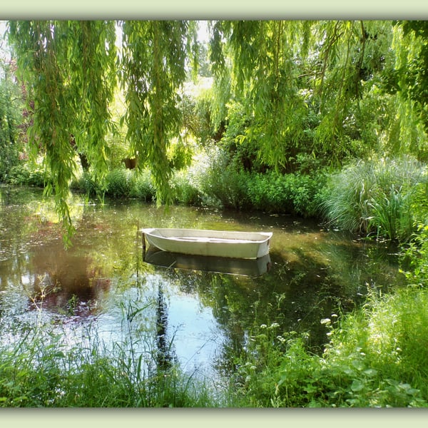 Water Gardens Norfolk Greeting Card A5 