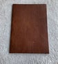 A5: Brown coloured Leatherbound Lined Notebook - FREE SHIPPING - Image 1