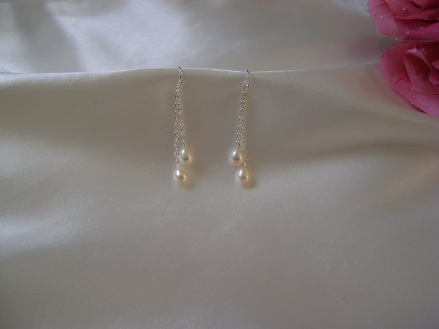 Amore - Freshwater Pearl Drop Earrings