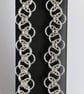 Zig Zag Sterling Silver Chainmaille Chain Choker Necklace in Three Lengths - Image 3