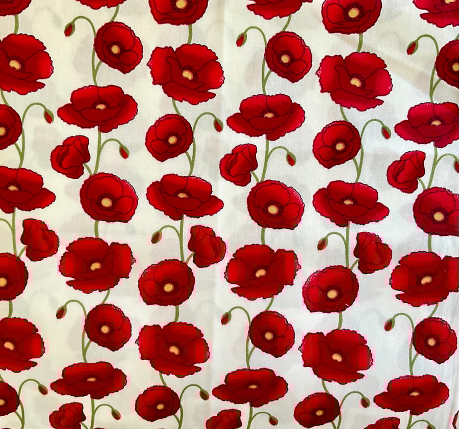 Poppies Fat Quarter 