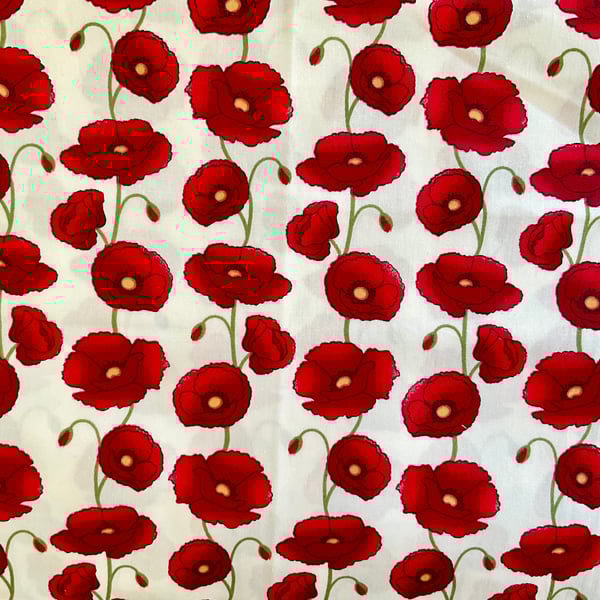 Poppies Fat Quarter 