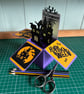 Handmade 3D Box Halloween House Card - Image 3