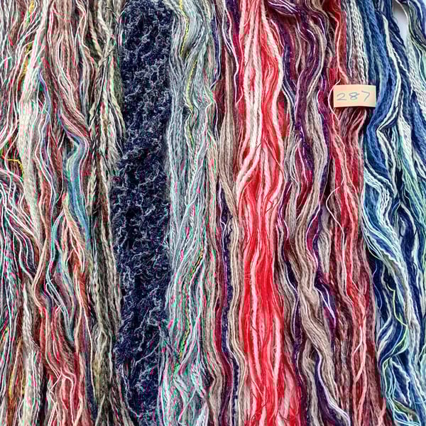 Creative Threads, Textured Yarns, for tapestry, weaving, embroidery, collage