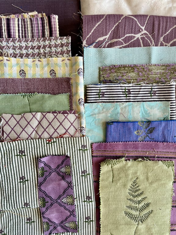 No.9 Vintage woven fabric inspiration bundle