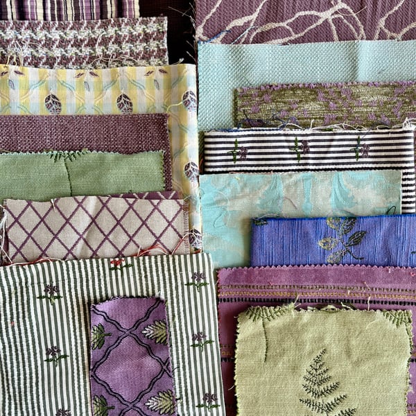 No.9 Vintage woven fabric inspiration bundle