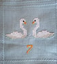 Twelve Days of Christmas, Wall-hanging, cot blanket, hand embroidered - Image 5