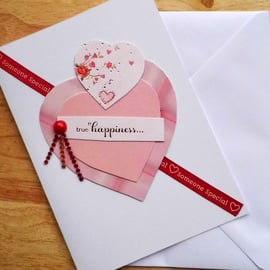 Someone Special Ribbon & Heart Card - Multiple Occasion Card